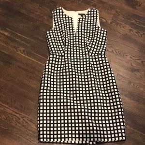 J. Crew Sleeveless Checkered Dress with Pockets